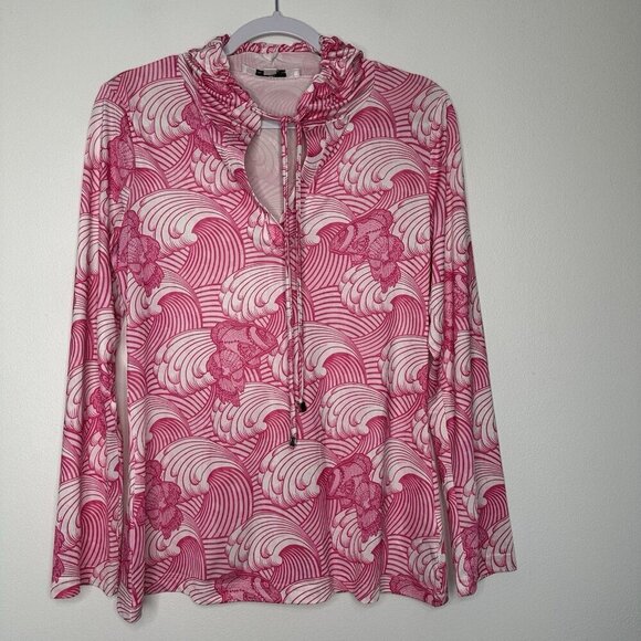 Jean Pierre Klifa Beach Hoodie Size M Pink Rip tide Golf - Picture 1 of 9